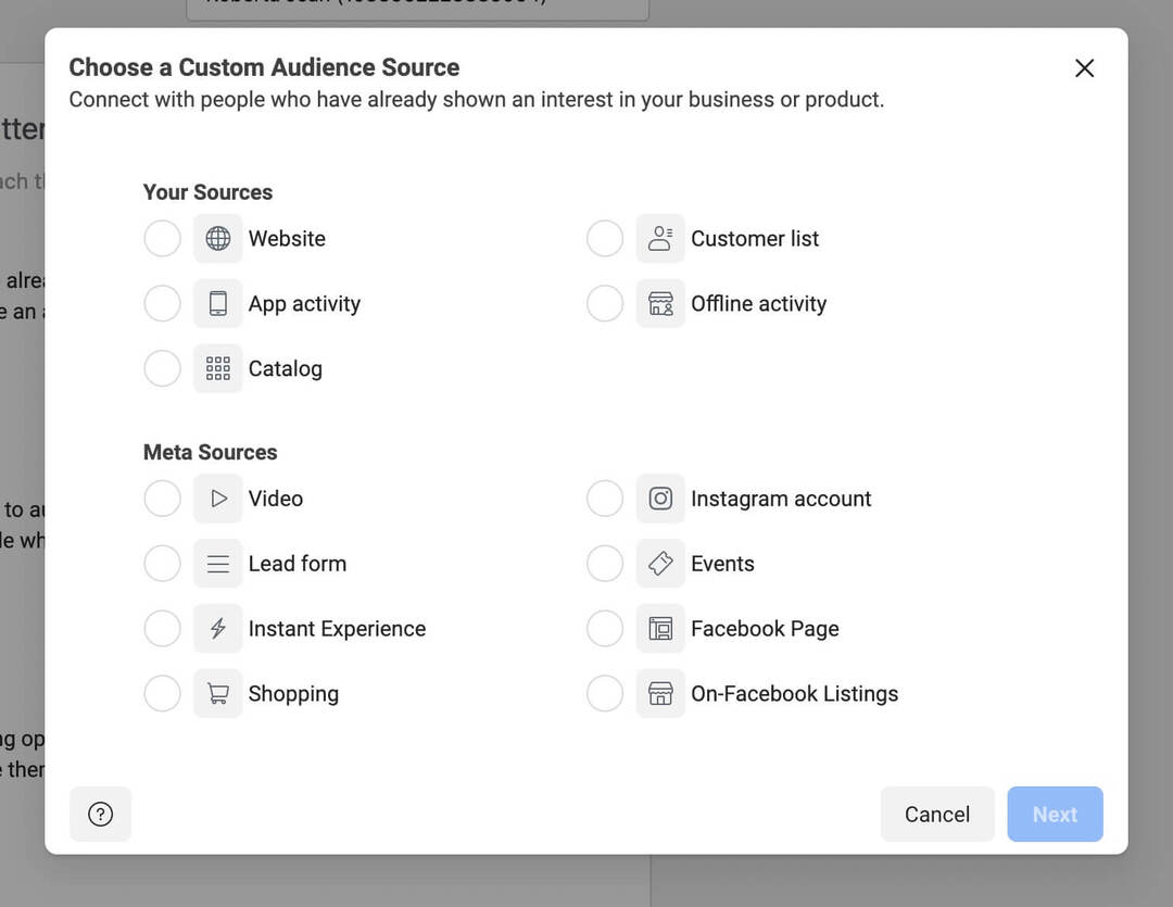 Facebook custom audiences