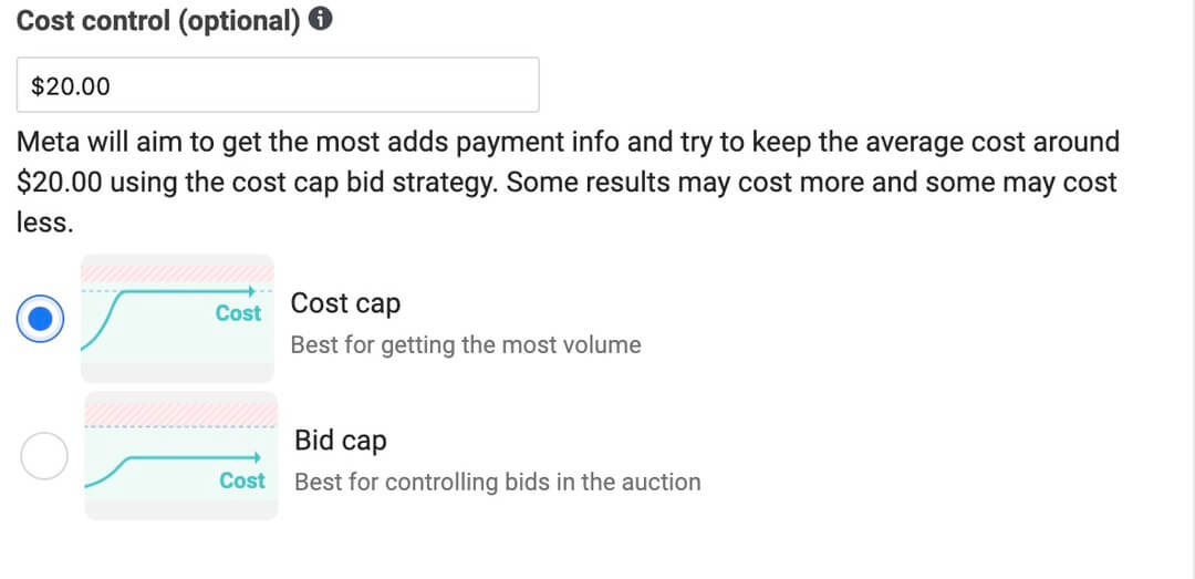 cost cap bidding strategy