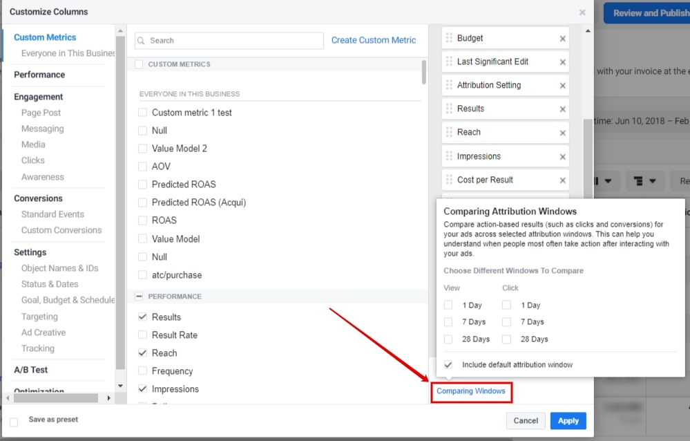 Prepare for iOS 14 - compare attribution windows