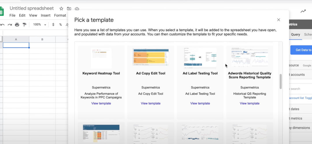 Supermetrics - Reports