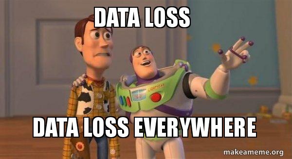 data-loss meme