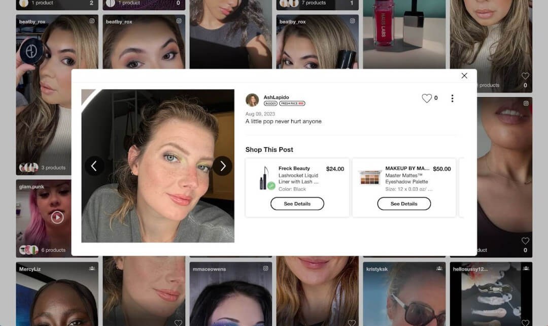 User-generated content example