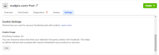 Switch your Facebook pixel cookies to first-party