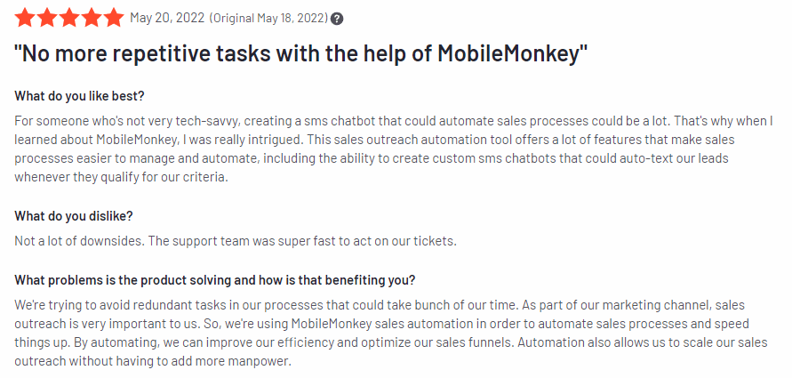 MobileMonkey G2 Review