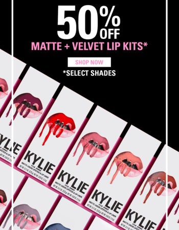 Kylie Cosmetics Black Friday ad example