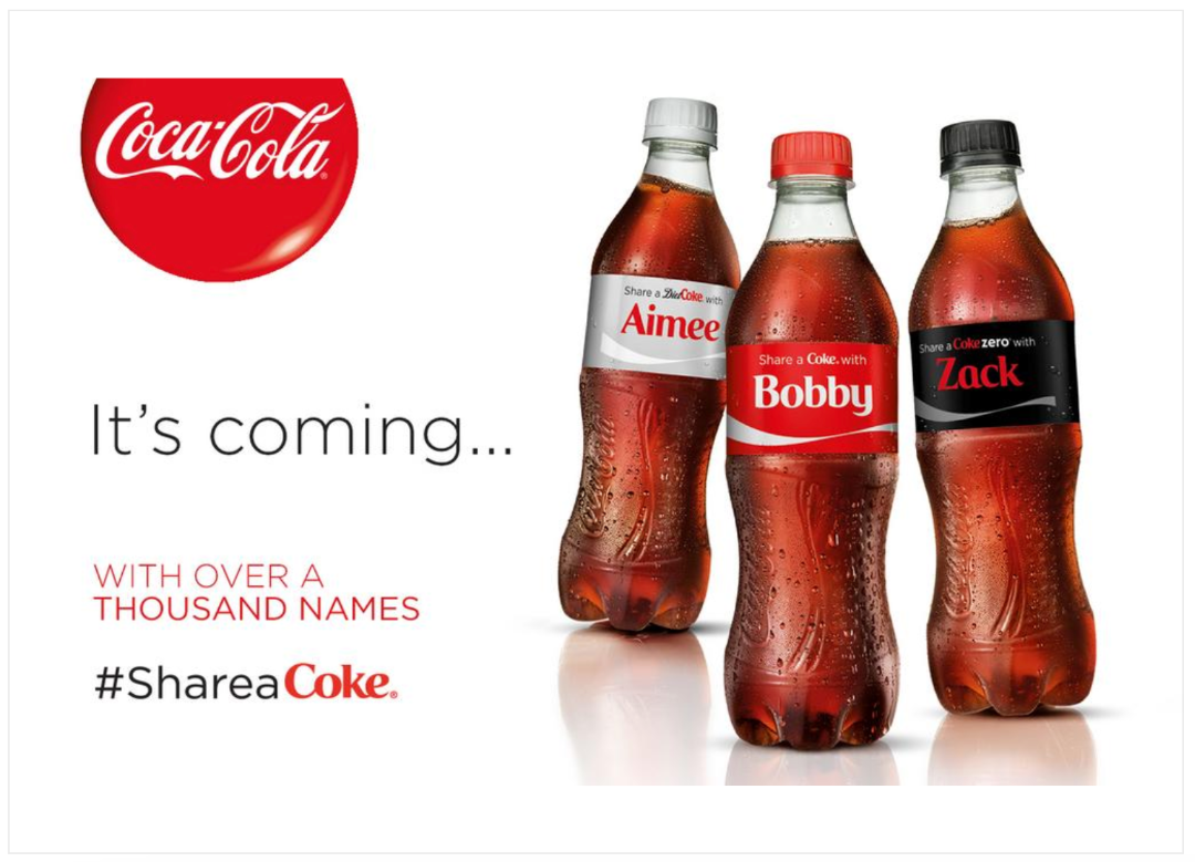 'Share a Coke' campaign.