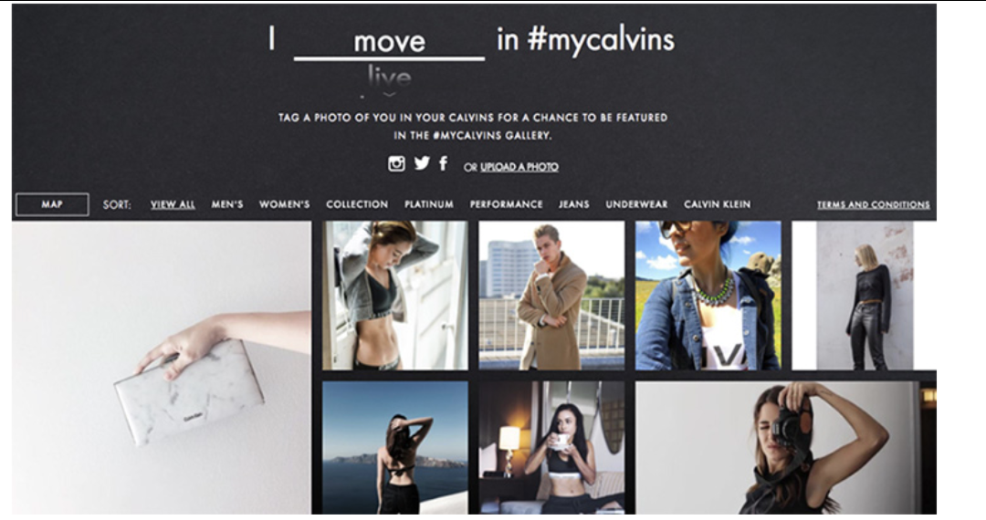 #MyCalvins campaign.