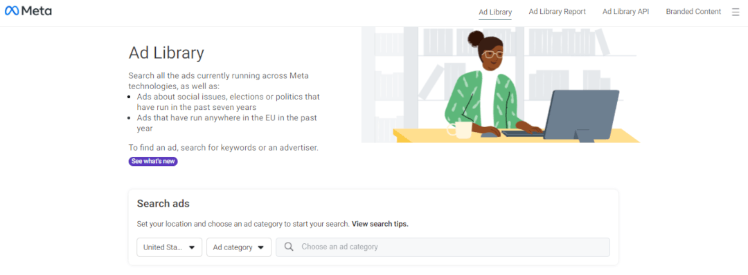Facebook/Meta Ad Library