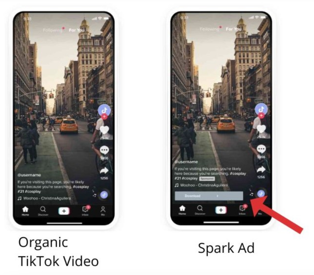 TikTok Spark ads