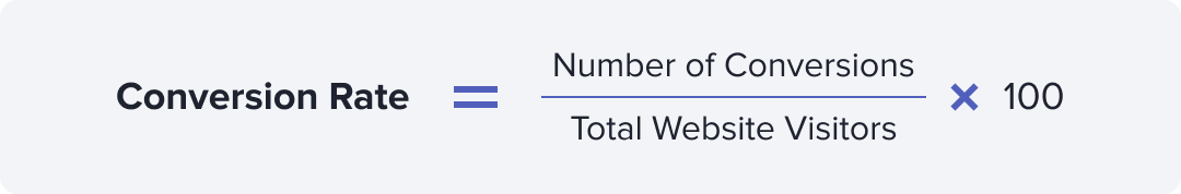 Conversion Rate formula