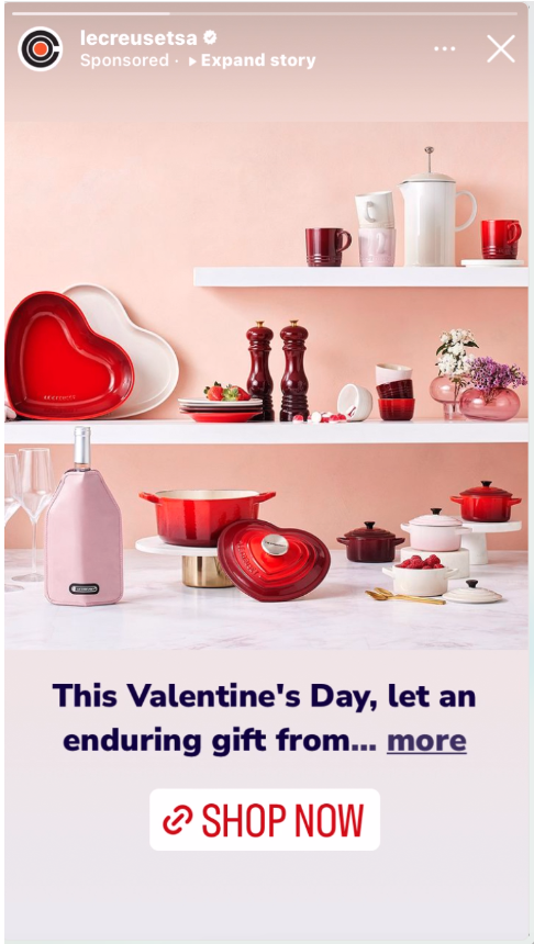 Instagram Valentine's Day Story Image ad